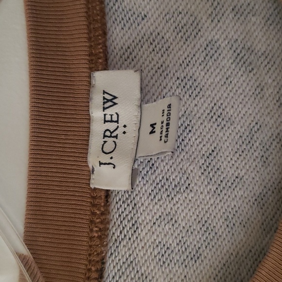 J.Crew Leopard Crewneck Sweatshirt Size M - Picture 3 of 6